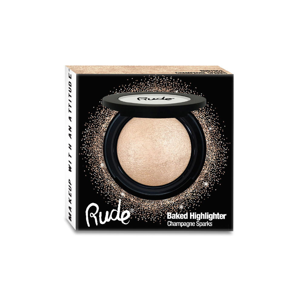 RUDE Baked Highlighter - Southern Rose Posh