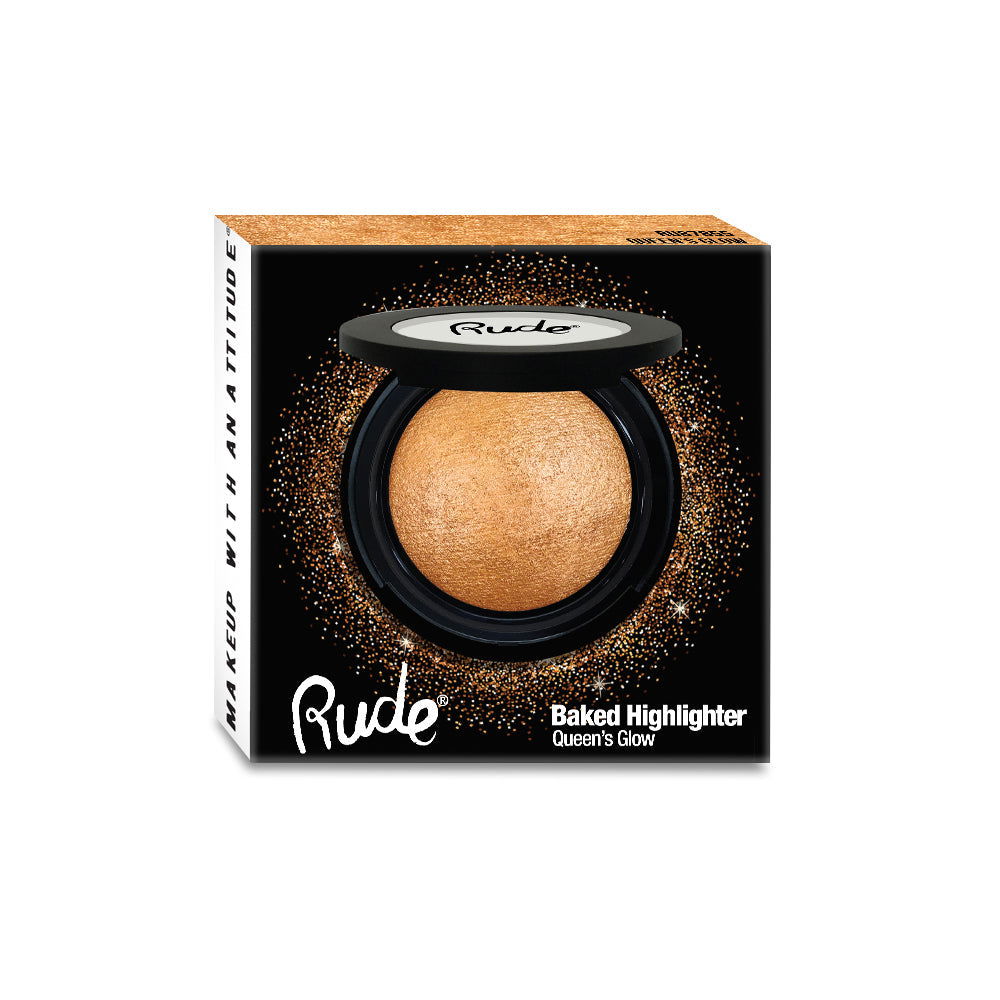 RUDE Baked Highlighter - Southern Rose Posh