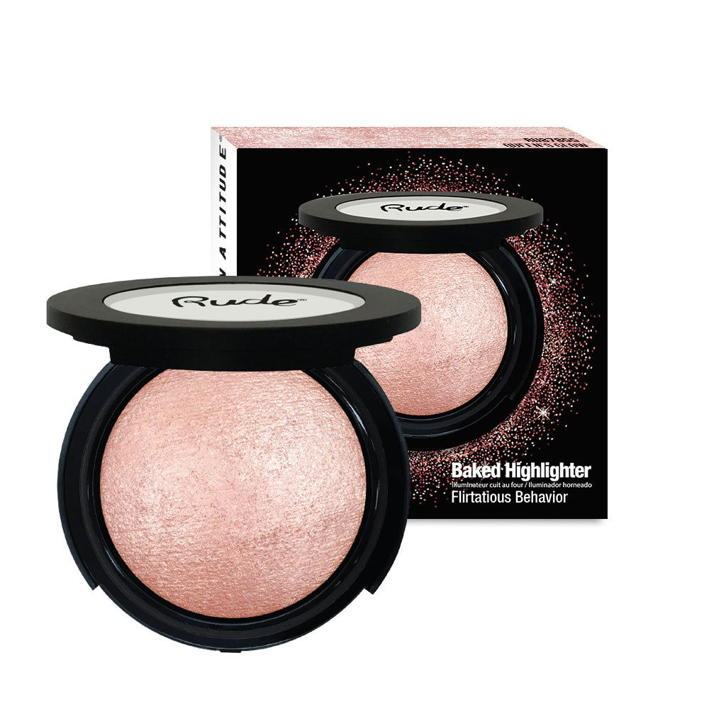 RUDE Baked Highlighter - Southern Rose Posh