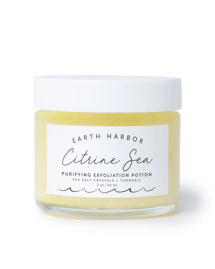 Tropical Exfoliator: Citrine Gemstone + Turmeric Oil